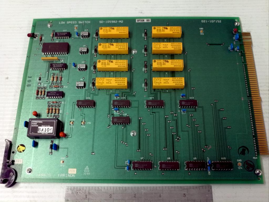 SD-105982-M3, Low Speed Switch